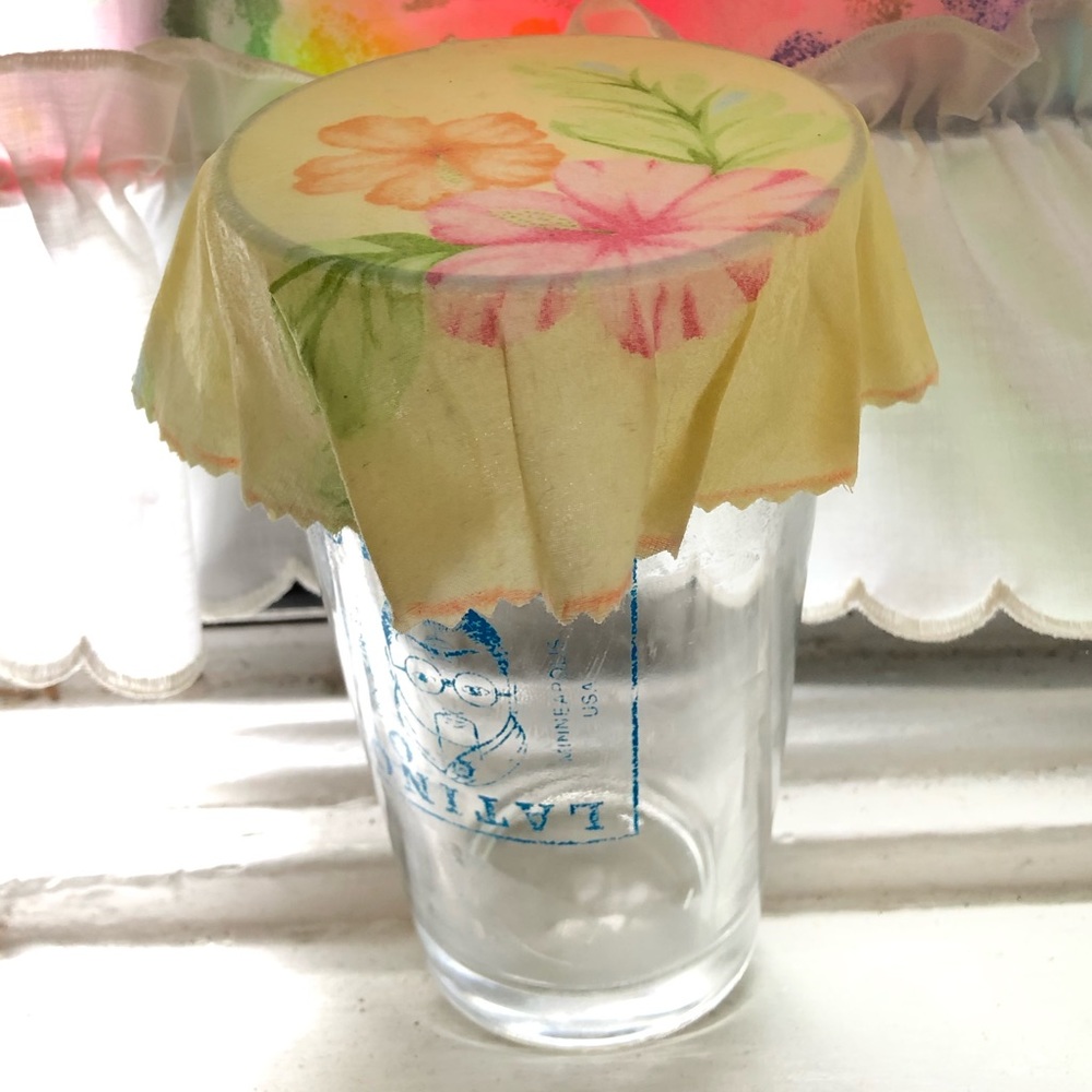 Homemade Upcycled Beeswax Wrap